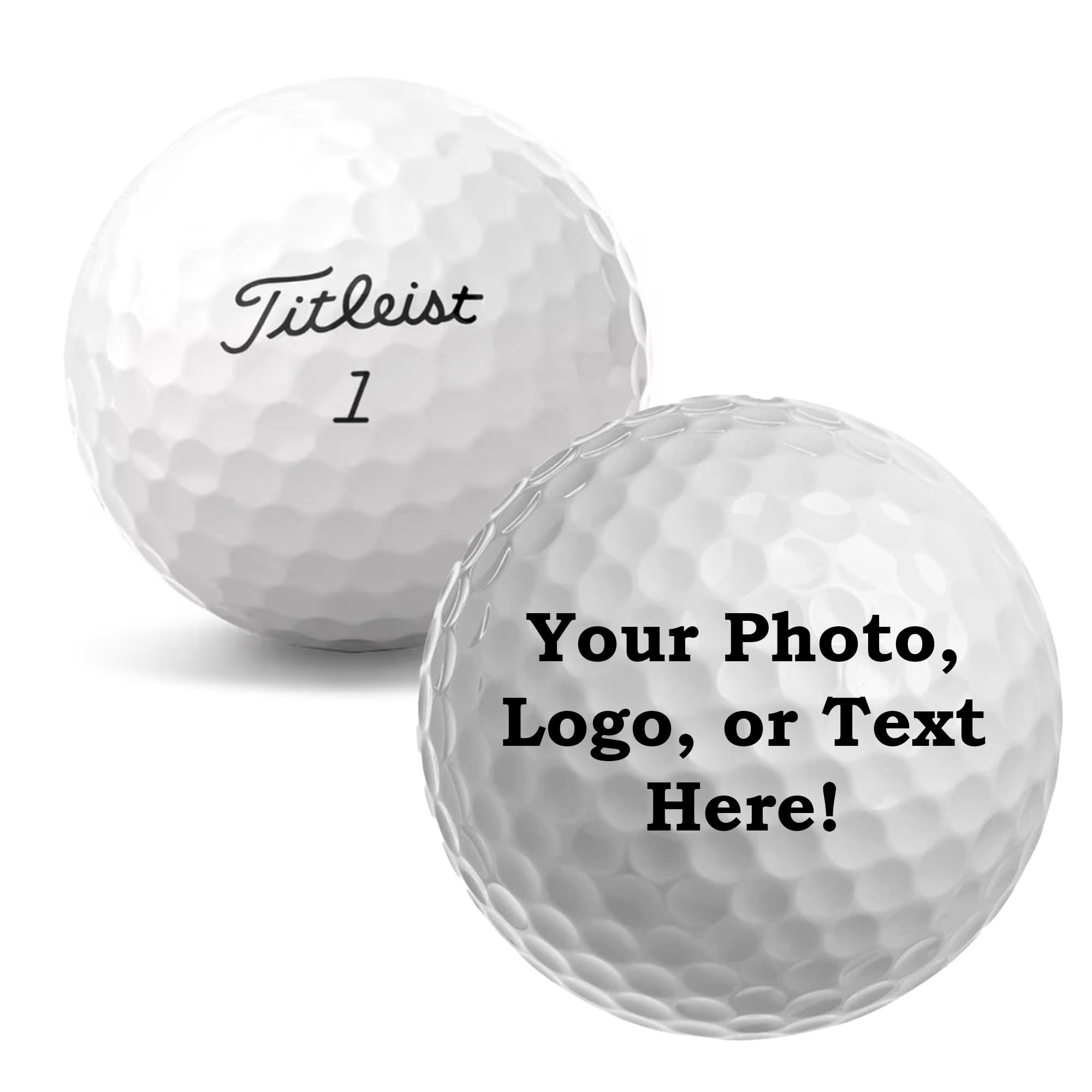 Title: Personalized Titleist ProV1 Golf Balls - Certified Refinished 12 Pack - Custom Photo/Logo/Text