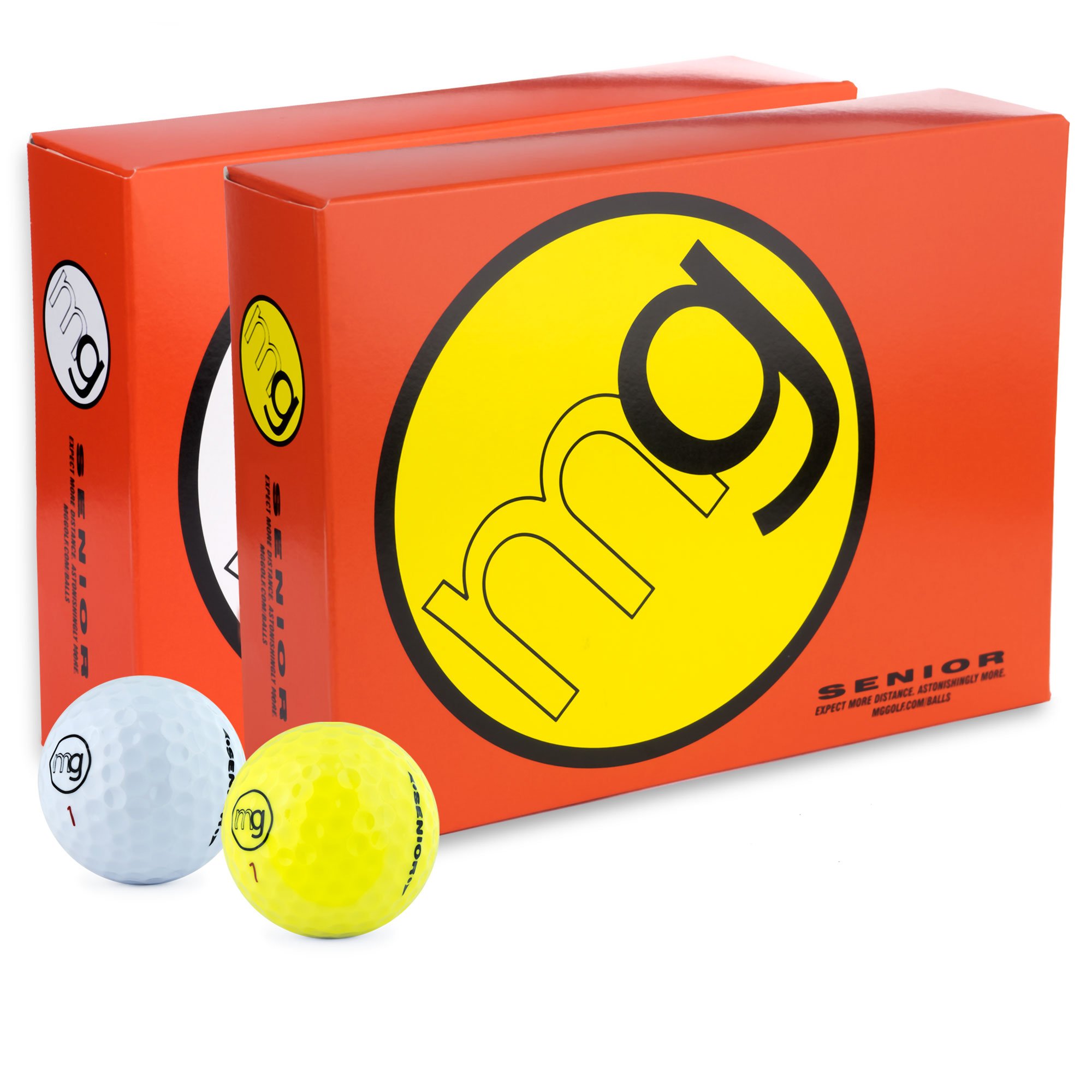 MG Golf Balls Senior Longest Speed & Distance for Seniors (1-Dozen)  
MG Golf Balls Senior Longest Maximum Enjoyment for