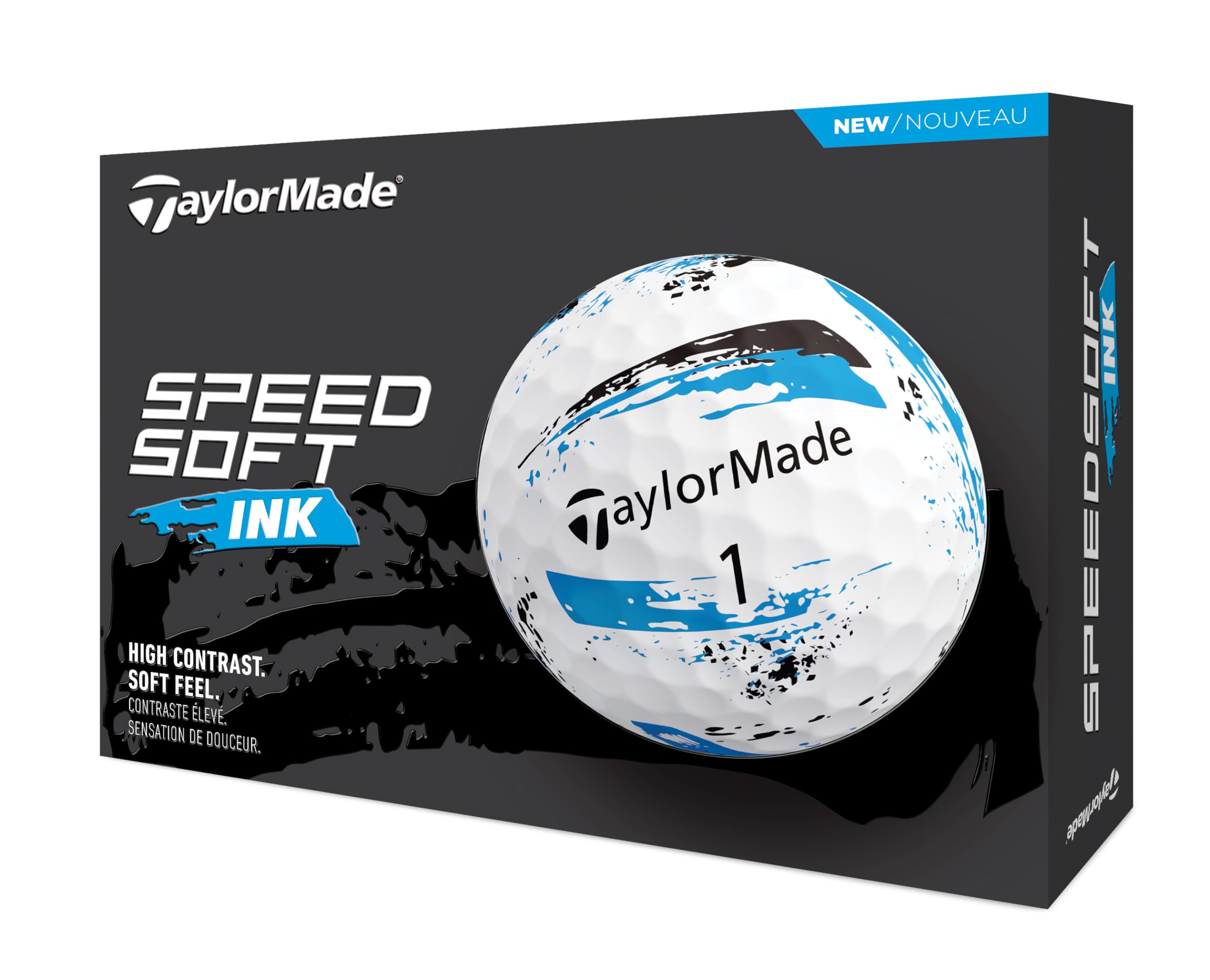 TaylorMade Speedsoft Ink Golf Ball - Optimal Distance Control for Golfers of All Levels on the Course
| TaylorMade Spee