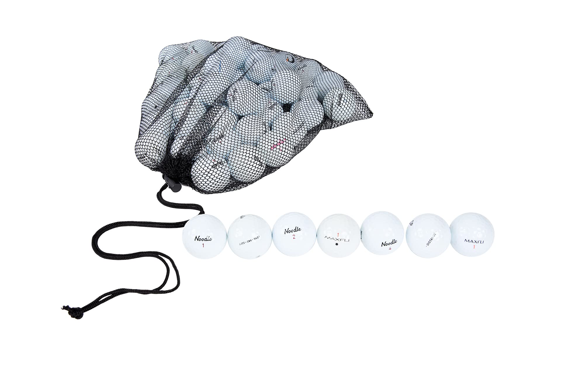 Clean Green Recycled Golf Balls for Used Noodle Balls - Eco-Friendly & Recycled Golf Balls for Men - Good Condition - C